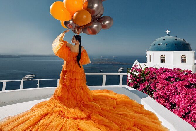 Private Flying Dress Photoshoot in Santorini - Exploring the Santorini Flying Dress Photoshoot in Detail