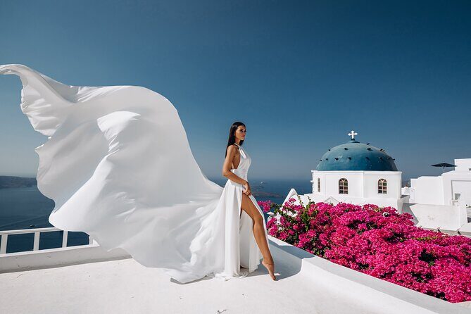Private Flying Dress Photoshoot in Santorini - FAQs
