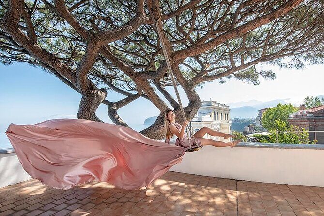 Private Flying Dress Photoshoot in Sorrento - The Details of the Flying Dress Photoshoot in Sorrento