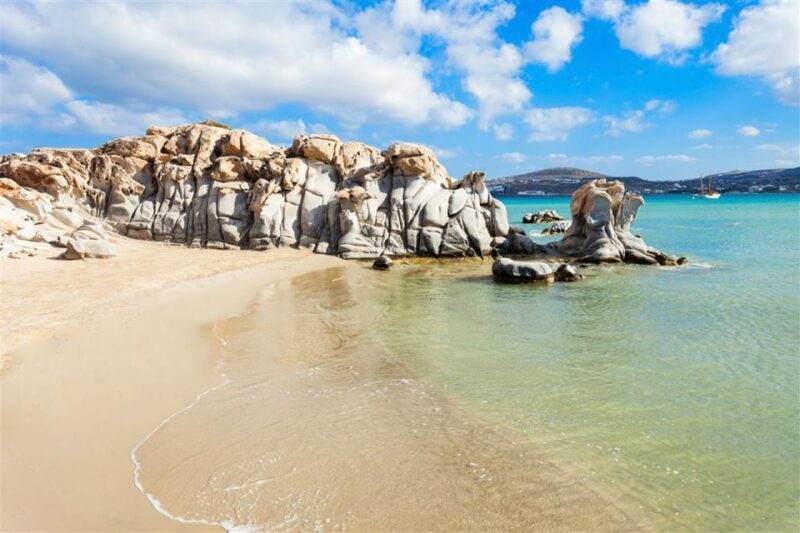 Private full-day boat cruise from Mykonos to Paros island - Key Points