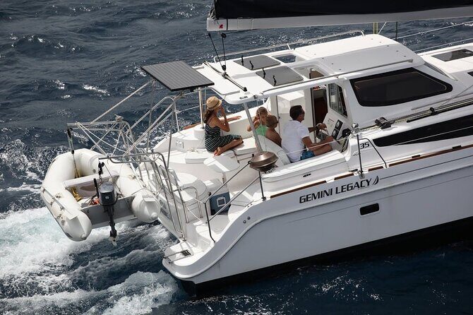 Private Full Day, Fun Day Aboard SY Mazu - Luxury Gemini Legacy Catamaran - Key Points