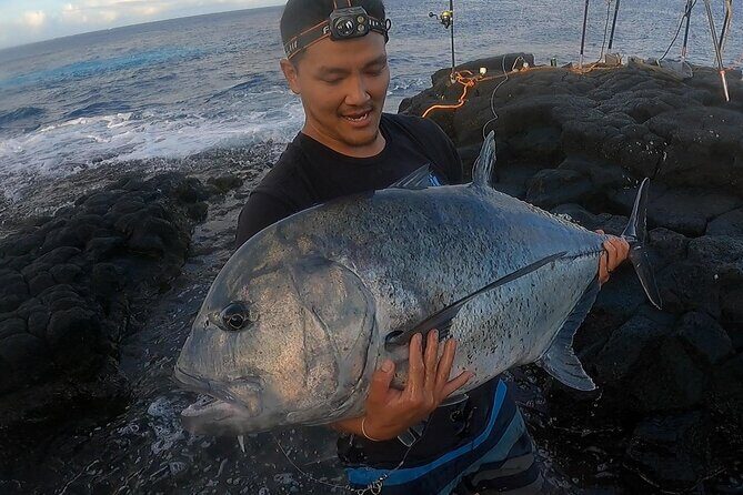 Private Full Day of GT Fishing - Discovering the Unique World of Big Island GT Fishing