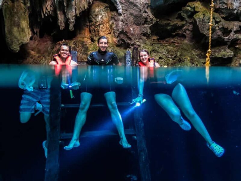 Private Guided Cave & Open Cenote Swim with Lunch - Key Points