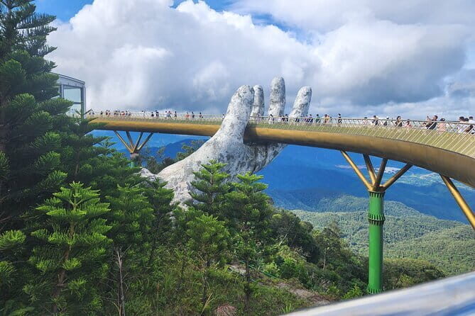 Private Guided Full Day Tour Ba Na Hills Golden Hands Bridge AND Marble Mountain - A Complete Day Exploring Vietnam’s Scenic Treasures