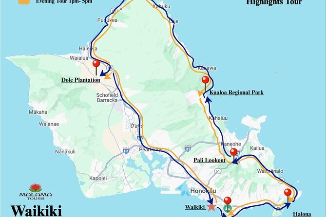 Private Half-Day Circle Island Highlights Tour in Oahu - Key Points