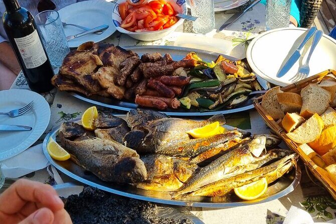 Private Half Day Tour | Food & Drinks | Vrgada - Authentic Food and Unlimited Drinks
