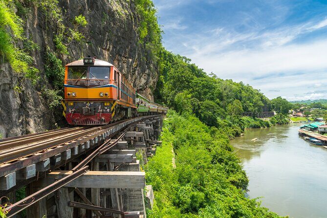 Private Kanchanaburi Erawan Waterfall&Thai-Burma Death Railway Tour from Bangkok - Key Points