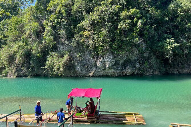 Private Lethe Bamboo Rafting Lime Stone Foot Massage Tour - Key Points
