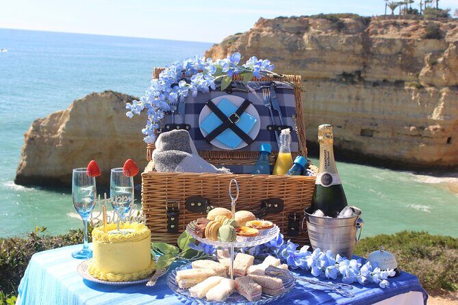 Private Luxury Clifftop High Tea Picnic Algarve Portugal - Key Points