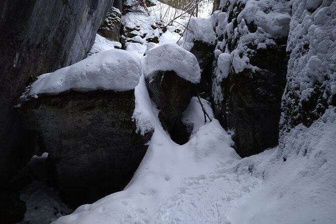 Private Nottawasaga Bluffs Caves Snowshoe, Collingwood/Creemore - Discover the Hidden Winter Wonders of Nottawasaga Bluffs on a Private Snowshoe Tour
