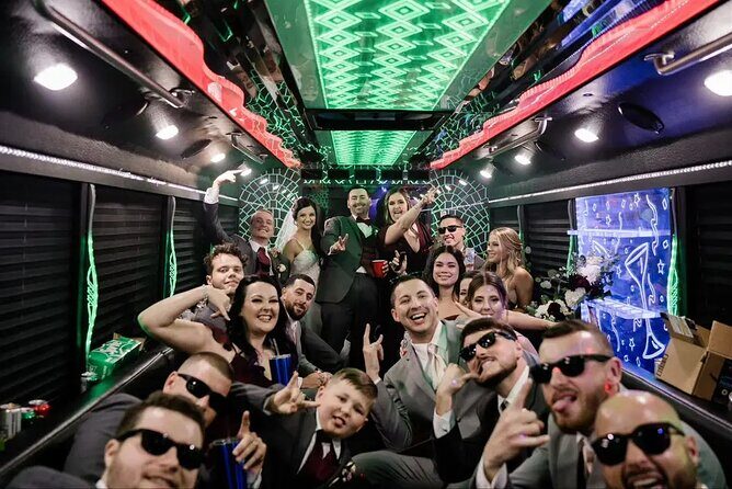 Private Party Bus Tour of the Las Vegas Strip Champagne Toast - The Bottom Line