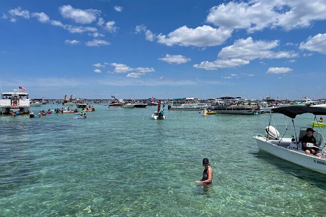 Private Pontoon in Crab Island with Captain - Experience the Charm of Crab Island on a Private Pontoon with a Captain