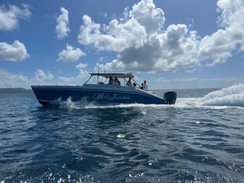 PRIVATE POWER CATAMARAN - A Perfect Day on the Water: Private Power Catamaran Tour in Saint Kitts and Nevis