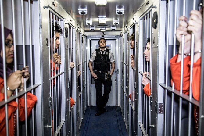 Private Prison Van Escape Game - London Immersive Experience - The Details of the Prison Van Escape Experience