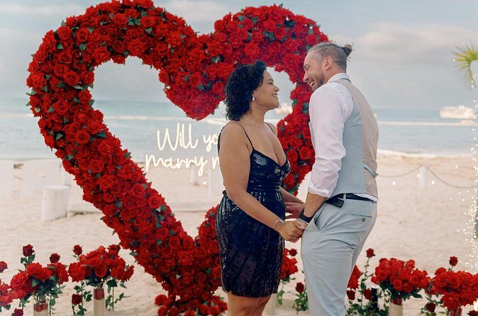 Private Romantic Beach Proposal in Nassau Bahamas - What’s Included and What’s Not