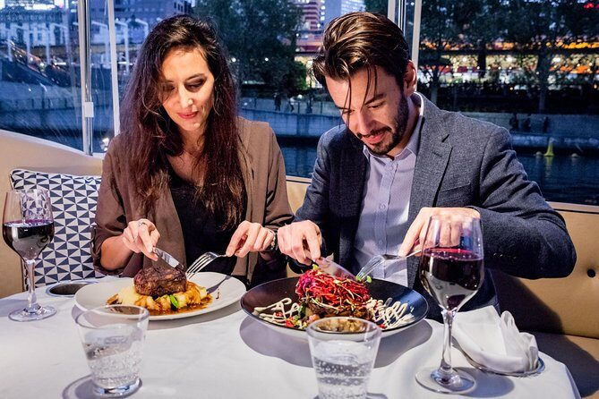 Private Romantic Melbourne Dinner Cruise for 2 - A Romantic Escape on Melbourne’s Yarra River