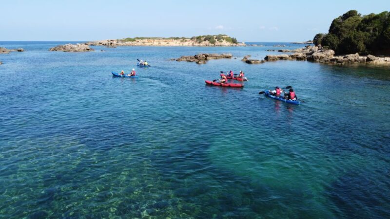 Private Sea Kayak over sunk city of ancient Feia - The Kayaking Over Feia