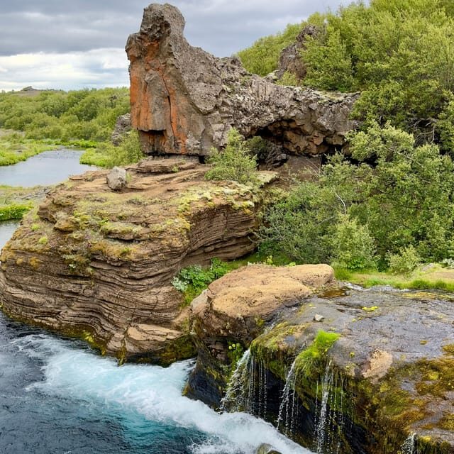 Private Secret circle tour: Háifoss, Gjáin, The Turf farm - Key Points