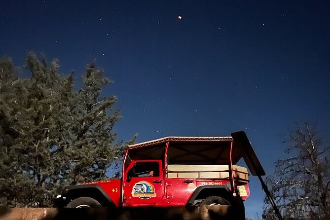 PRIVATE Sedona Jeep Tour at Night 4X4 Majestic Full Moon Tour - Key Points