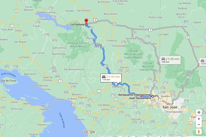 Private Shuttle from San José Intl Airport to La Fortuna - The Vehicle and Comfort