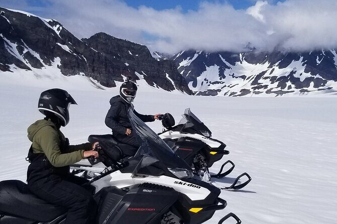 Private Summer Snowmobile / Helicopter Tour - An Exciting Blend of Alaska’s Wild Landscapes: Private Summer Snowmobile / Helicopter Tour
