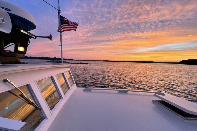 Private Sunset Charter on a Vintage Lobster Boat with Drinks - A Romantic Escape on Casco Bay: Private Sunset Lobster Boat Tour