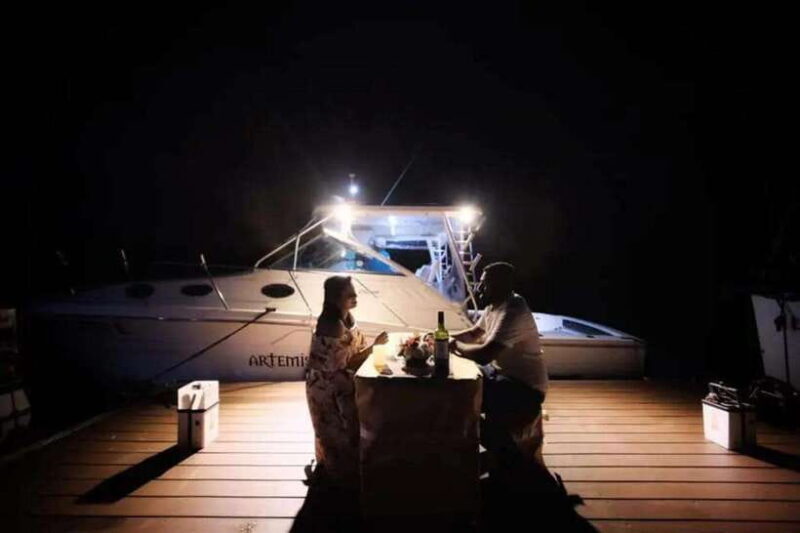 Private Sunset Dinner Cruise on Modern 34 ft Yacht - An Unforgettable Evening on the Water: Private Sunset Dinner Cruise in Singapore