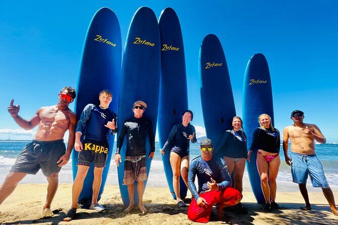 Private Surf Lesson Lahaina Beach Breakwall with Board included - FAQs