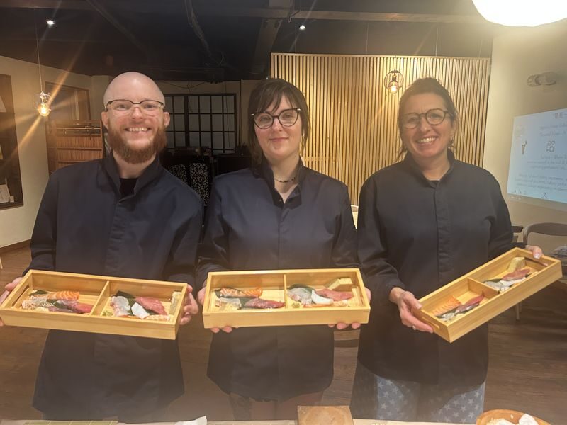 Private Sushi Experience with a Pro Chef in Osaka - A quiet back alley, then a hands-on class