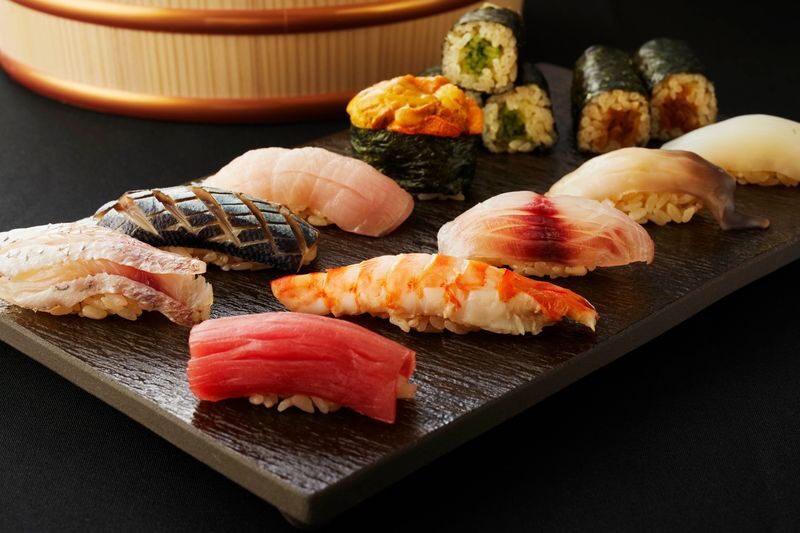 Private Sushi Making with a Master Sushi Chef in Tokyo - Nigiri, maki, and gunkan at the worktable