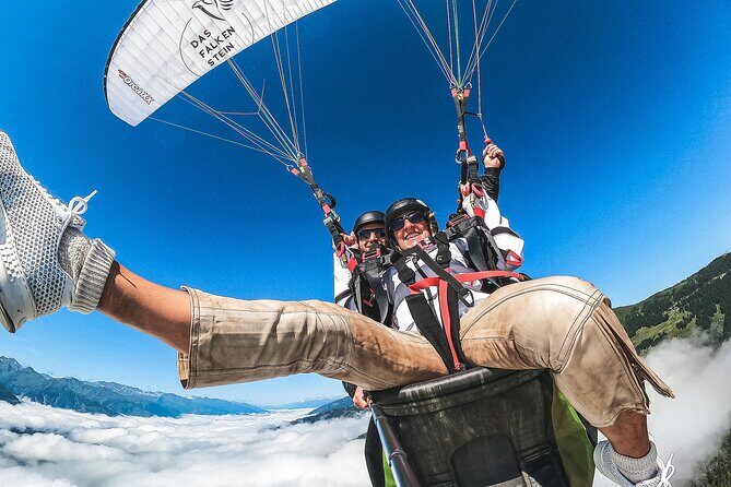 Private tandem flight Classic from the Schmittenhöhe in Zell am See - A Thrilling Perspective on Zell am See