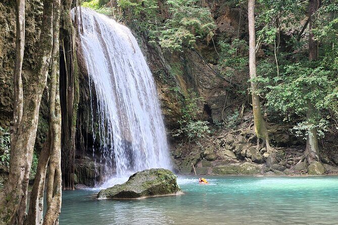 Private Tour: Kanchanaburi Erawan Waterfall, Bamboo Rafting with Thai-Burma Death Railway Tour from Bangkok - FAQ