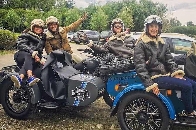 Private tour of 2 hour to 7 hours by sidecar on the D-Day beaches - A Unique Way to Explore Normandy’s D-Day Beaches: Private Sidecar Tour