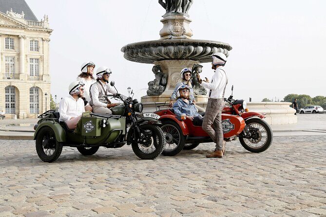 Private Tour of Bordeaux in a Sidecar 1h30 - A Closer Look at the Bordeaux Sidecar Tour