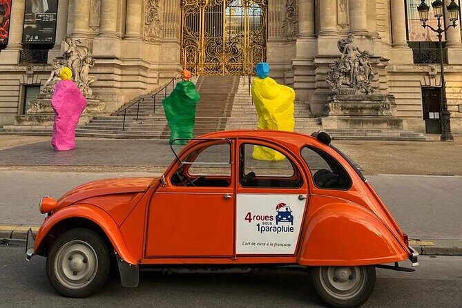 Private tour Paris Sightseeing 2 hours in Citroën 2CV - Key Points