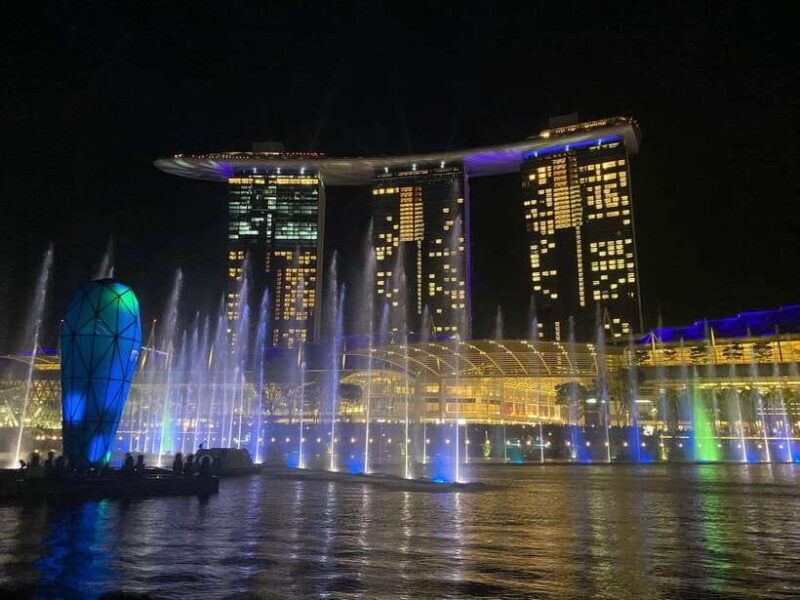 Private Tour sightseeing Marina Bay Sands+River Cruise(Max6) - Gardens by the Bay and the Nighttime Light Show