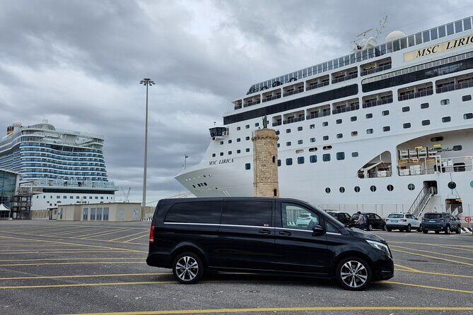 Private Transfer from Civitavecchia port to Fiumicino airport van Mercedes V - A Detailed Look at the Private Transfer Experience
