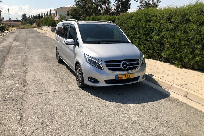 Private Transfer from Larnaca Airport to Coral Bay in Minivan in 7 seater Taxi - Key Points