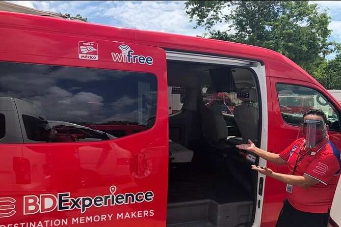 Private transfer R/T Apto-Isla Mujeres ferry dock-Apto With ferry tickets - Key Points