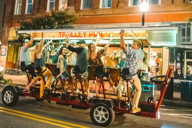 Private Trolley Pub w/ Bar+Mural Stops: up to 15ppl - Authentic Feedback from Participants