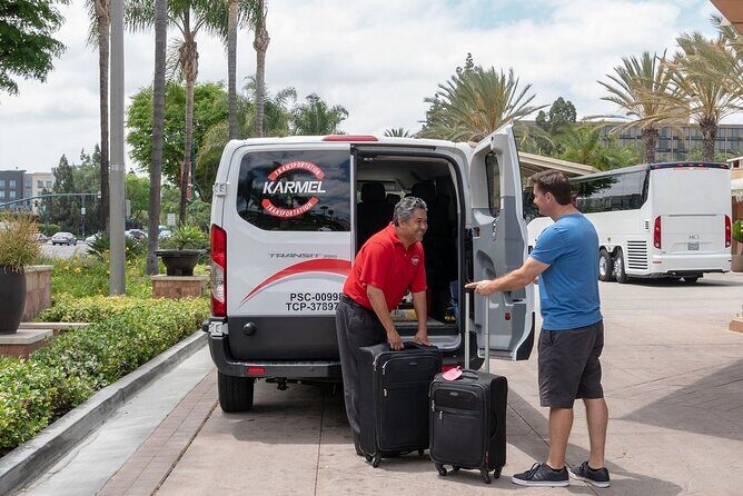 Private Van Airport Departure Transfer: Anaheim Resort to Long Beach Airport - Key Points