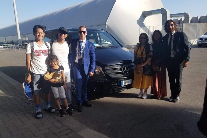 Private vip airport transfer from Fiumicino Airport to Civitavecchia Port - Key Points