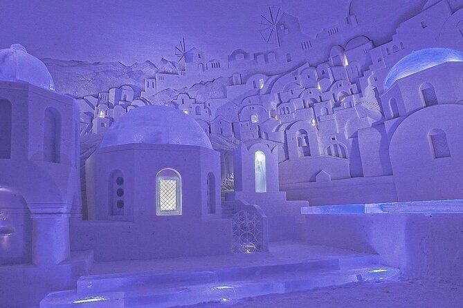 Private: Visit Snow Village Ice Exhibition - The Ice Bar and Refreshments