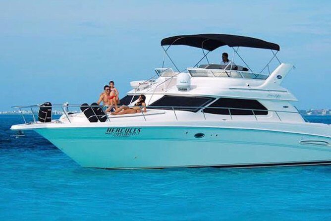 Private Yacht - 46 ft SeaRay Cancun Bay Snorkel 23P4 - Key Points