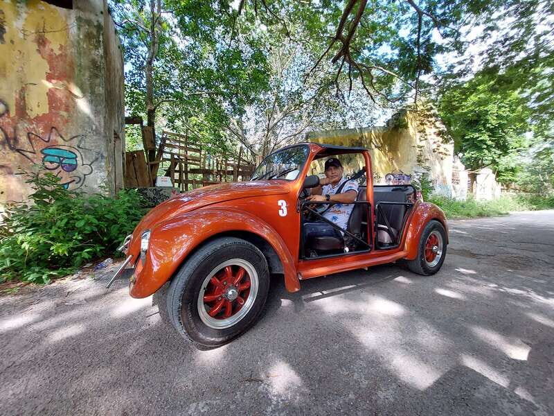 Progreso: Ghost Town Tour + Beach Club in a Classic Beetle - Who Will Love This Tour?