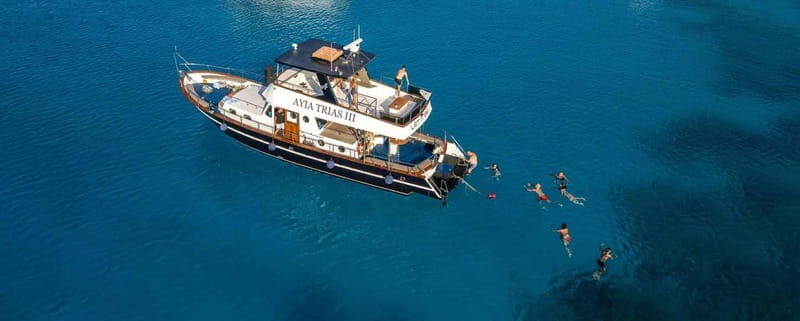 Protaras: Luxury Blue Lagoon Cruise / 4H, Food, 2 Swim Stops - Final Advice