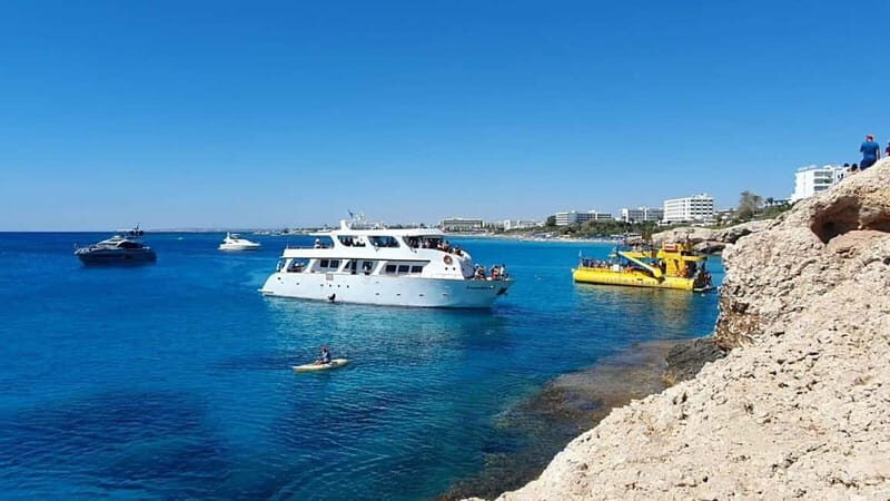 Protaras: Luxury Sunset Yacht Trip with Slide, BBQ & 1 Drink - FAQs