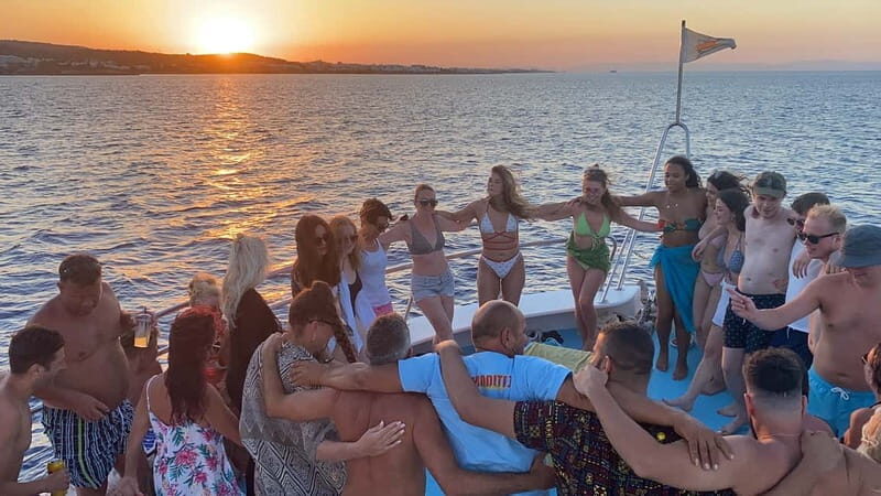 Protaras:Cape Greco, Turtle Cove & Blue Lagoon Sunset Cruise - Protaras: Cape Greco, Turtle Cove & Blue Lagoon Sunset Cruise