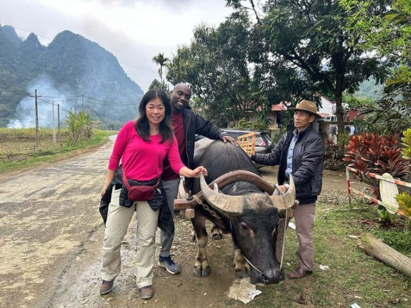Pu Luong 3 Days Buffalo Cart Ride, Biking and Rafting Tour - Day Two: Waterwheels, Rafting, and Waterfalls