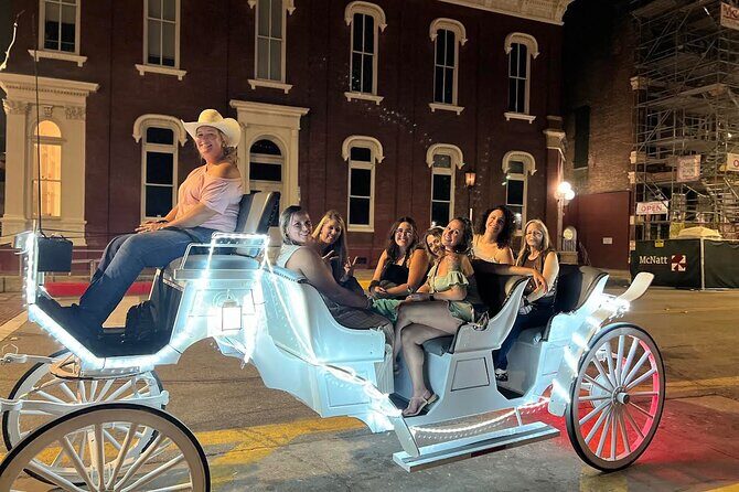 Public Group Historical Carriage Tour of Galveston - A Nighttime Ride through Galveston’s Historic Streets